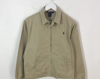 Vintage 90s Polo Ralph Lauren Harrington Jacket Polo Full Zipper
