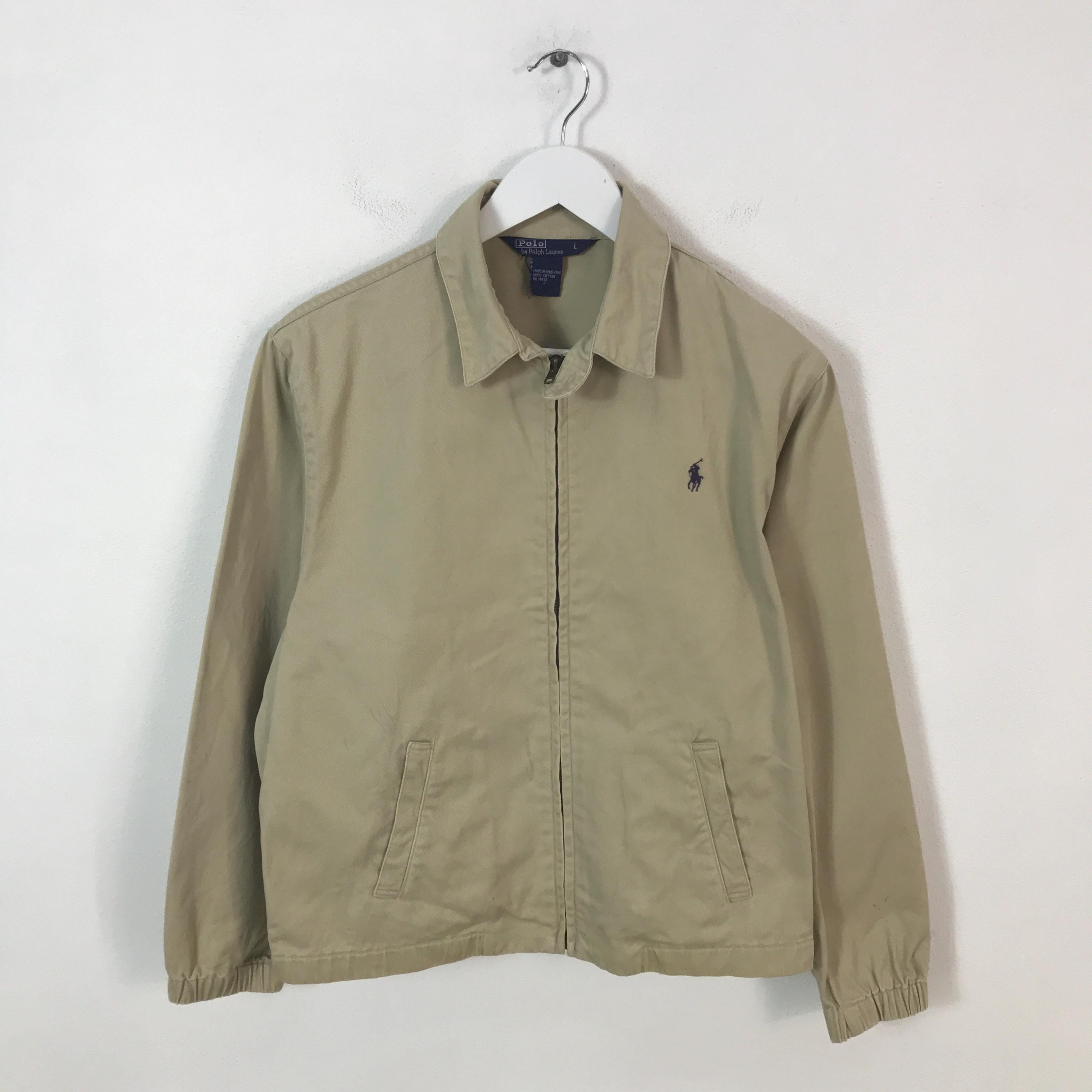 Vintage Polo Ralph Lauren Harrington Style Zipper Jacket - Etsy