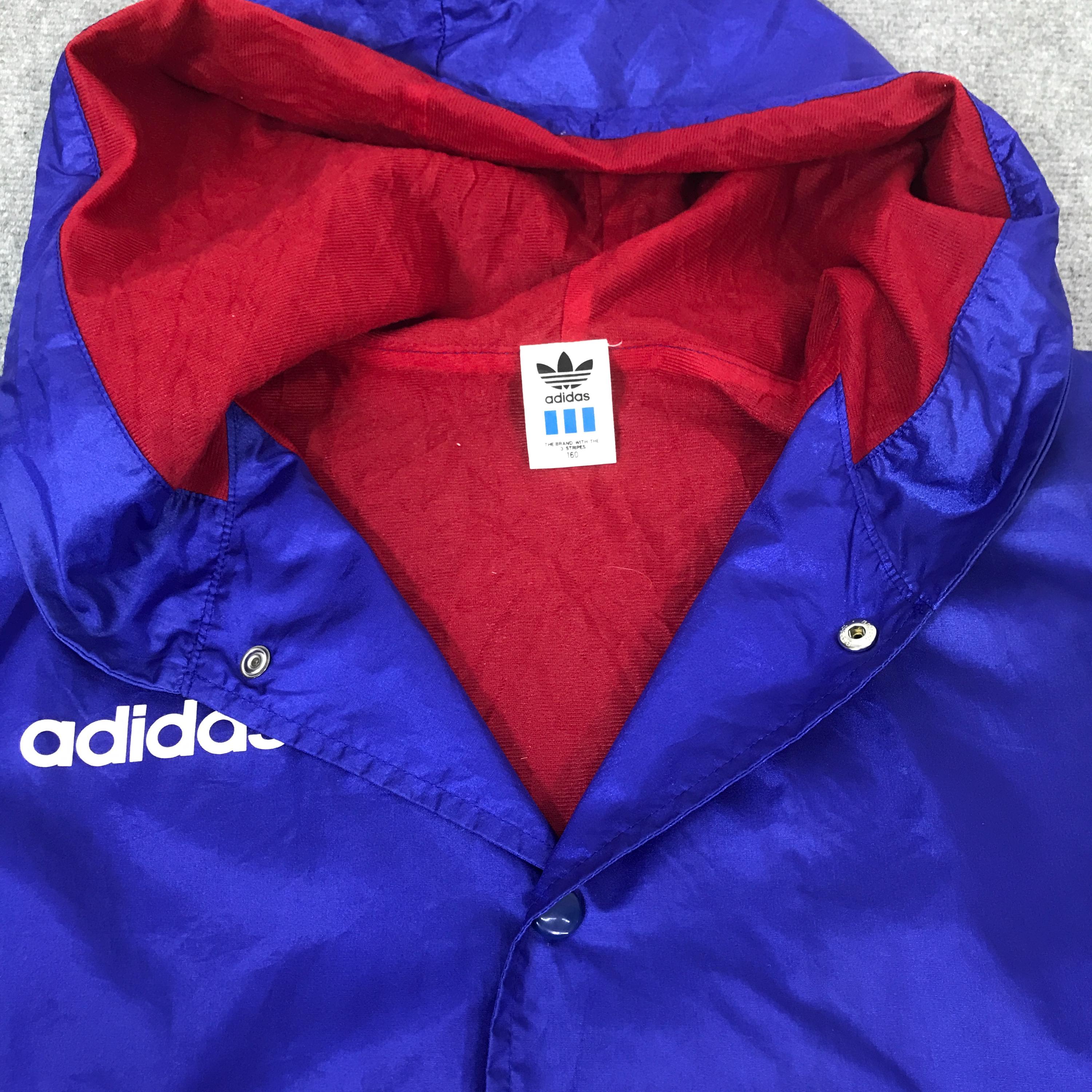 Vintage 90s Adidas Japan Snap Button Hoodie Jacket - Etsy
