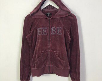 Vintage Bebe hoodies zipper Jacket
