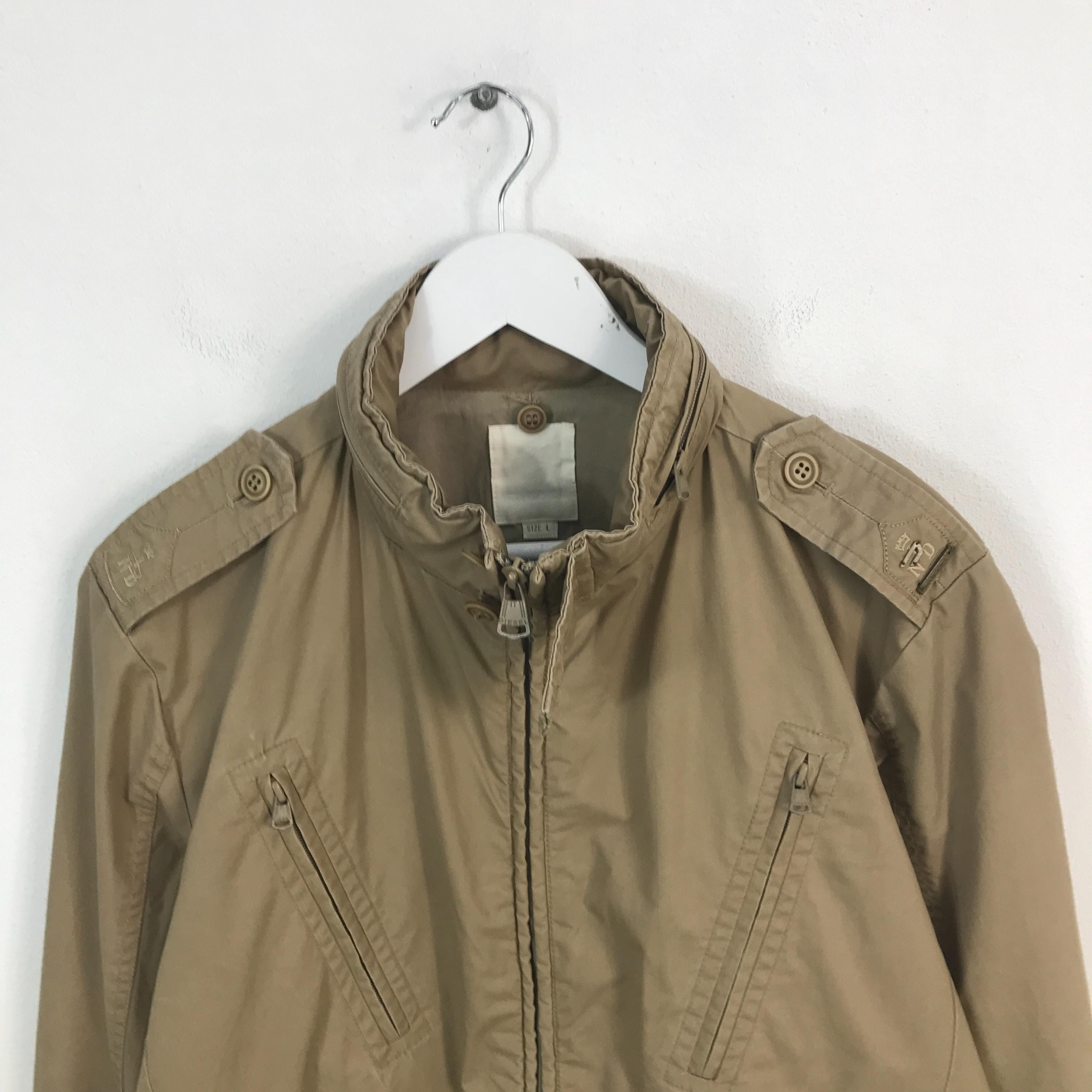 Vintage Diesel Design Zipper Jacket - Etsy Israel