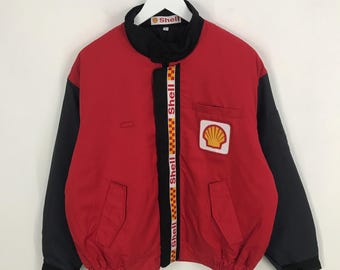 Vintage Shell Jacket Oil Brand Japan Work Uniform Racing Jacket - Etsy
