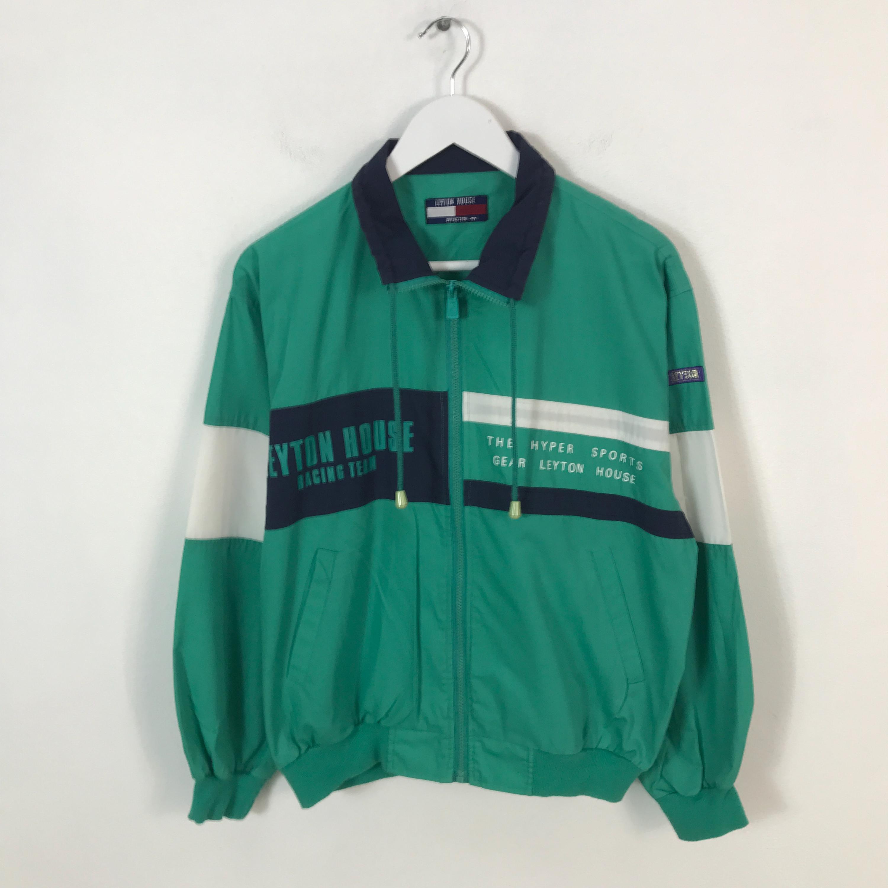 Leyton House Racing Team ジャケット Lサイズ ネイビー Vintage Leyton House Racing Uniform Worker Jacket - Etsy