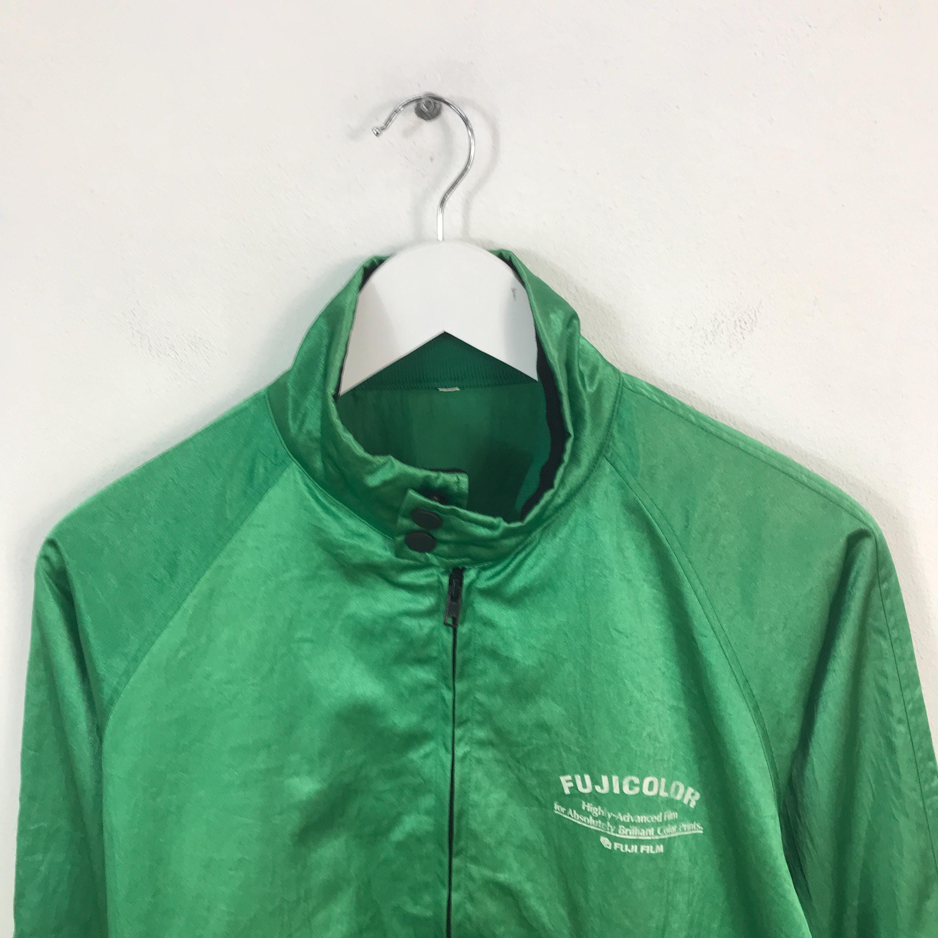 Vintage Fujicolor by Fujifilm Green Zipper Jacket - Etsy