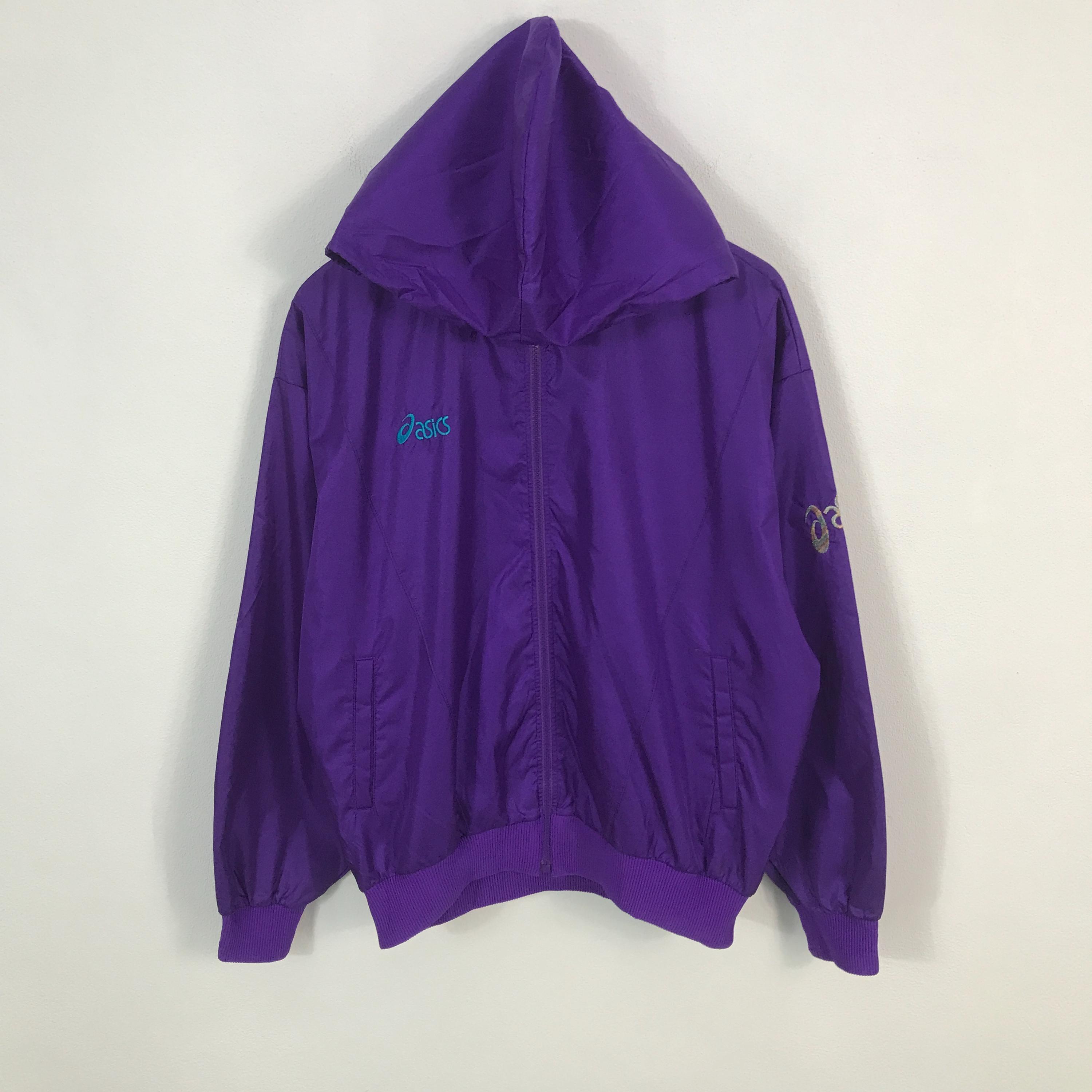 ヴィンテージ アシス ウィンドブレーカー パープル ジャケット - Etsy 日本