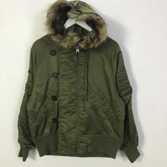 Japanese Brand Jeanasis Bomber Fur Hoodie Jacket - Etsy