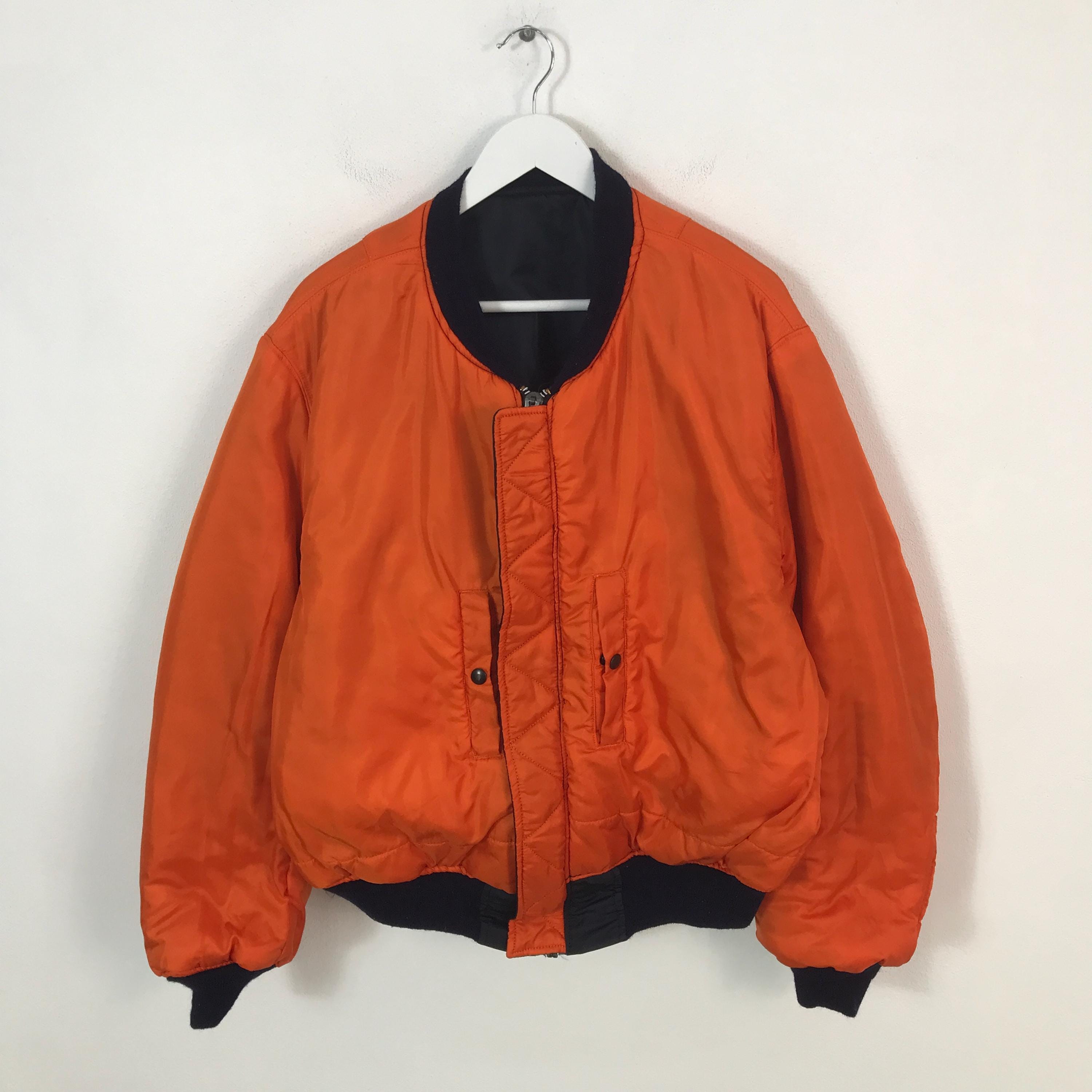 Vintage 90s Teesar Industries Flyer's Man Intermediate Ma-1 Bomber