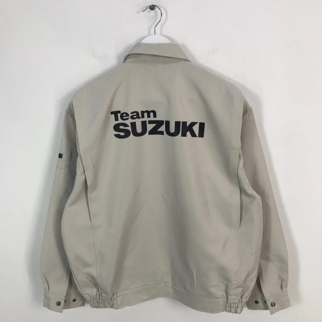 アールエスタイチ TEAM SUZUKIチームスズキ S99-J04 ジャケット Vintage Team Suzuki Racing Custom Worker Sport Jacket - Etsy