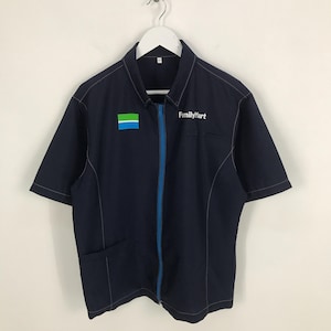 Vintage family mart work uniform japan mart jacket