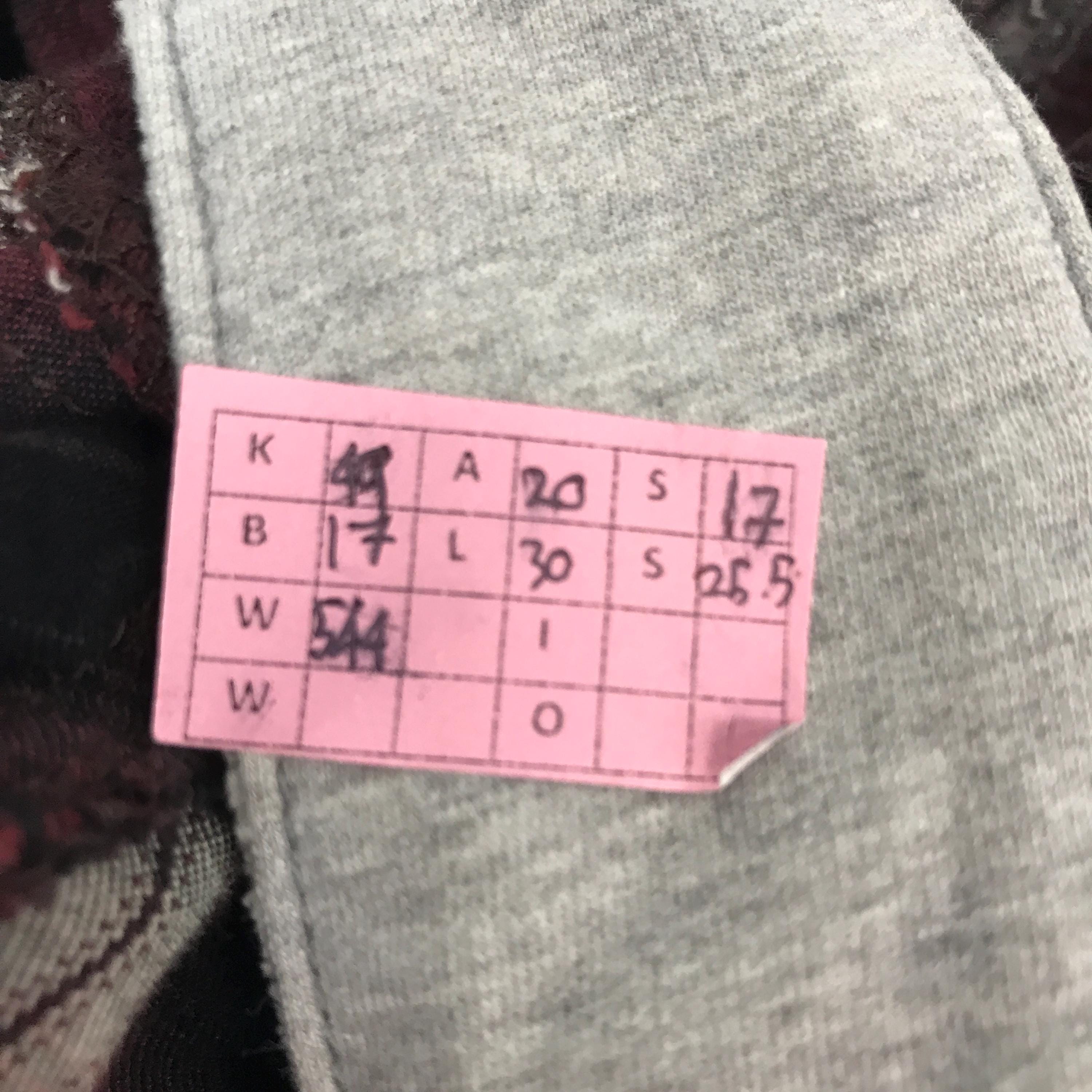 Vintage 14 Addiction Doubre Zipper Tartan Hoodie Jacket