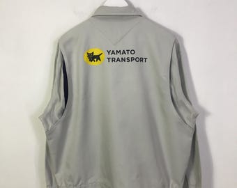 Vtg Yamato Transport Japan Uniform Arbeit benutzerdefinierte Jacke