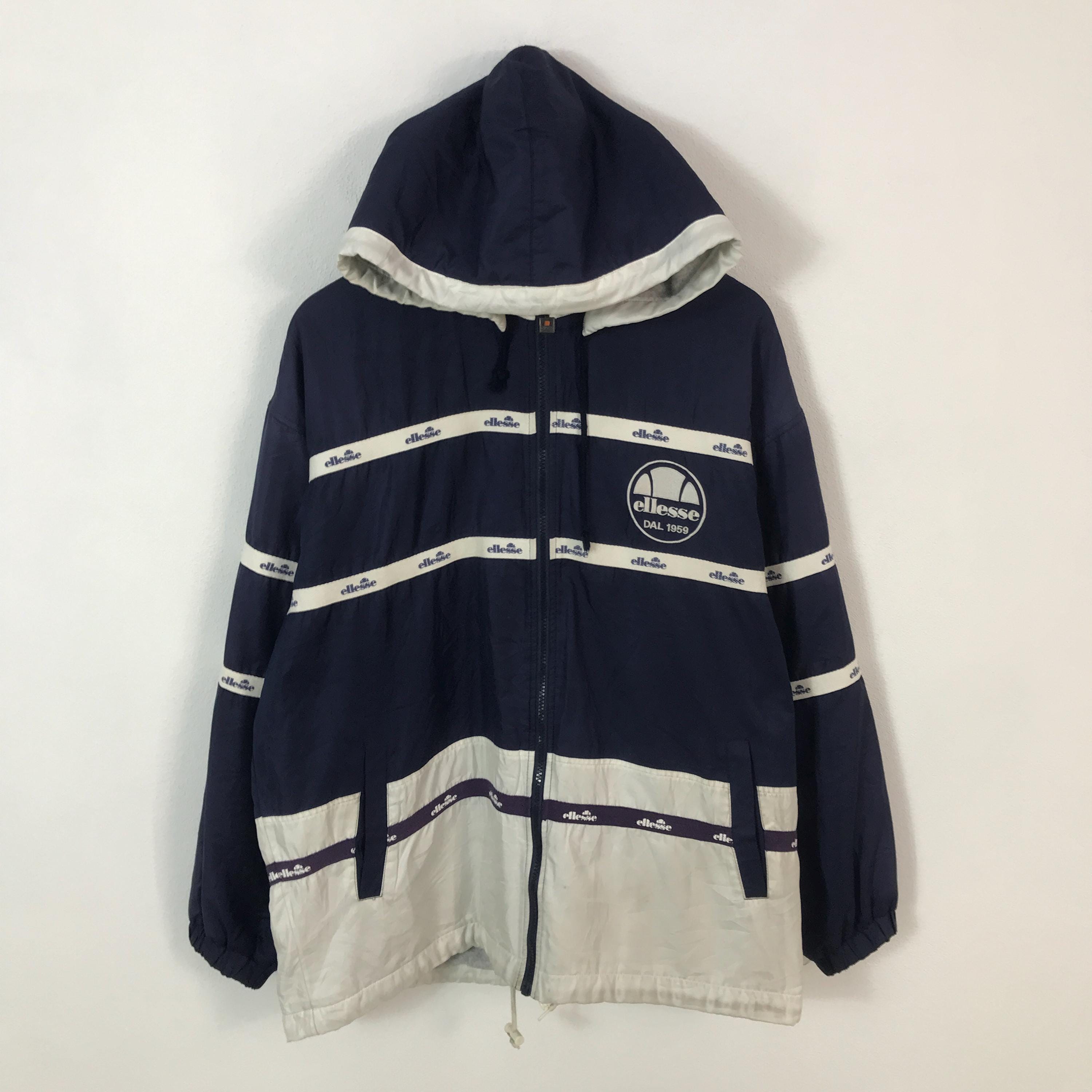 ヴィンテージ ellesse Dal 1959 ウィンドブレーカー 冬物 ロング