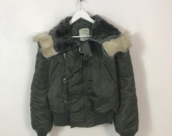 Vintage Alpha Industries N-2B Bomber Jacket - Short Waist