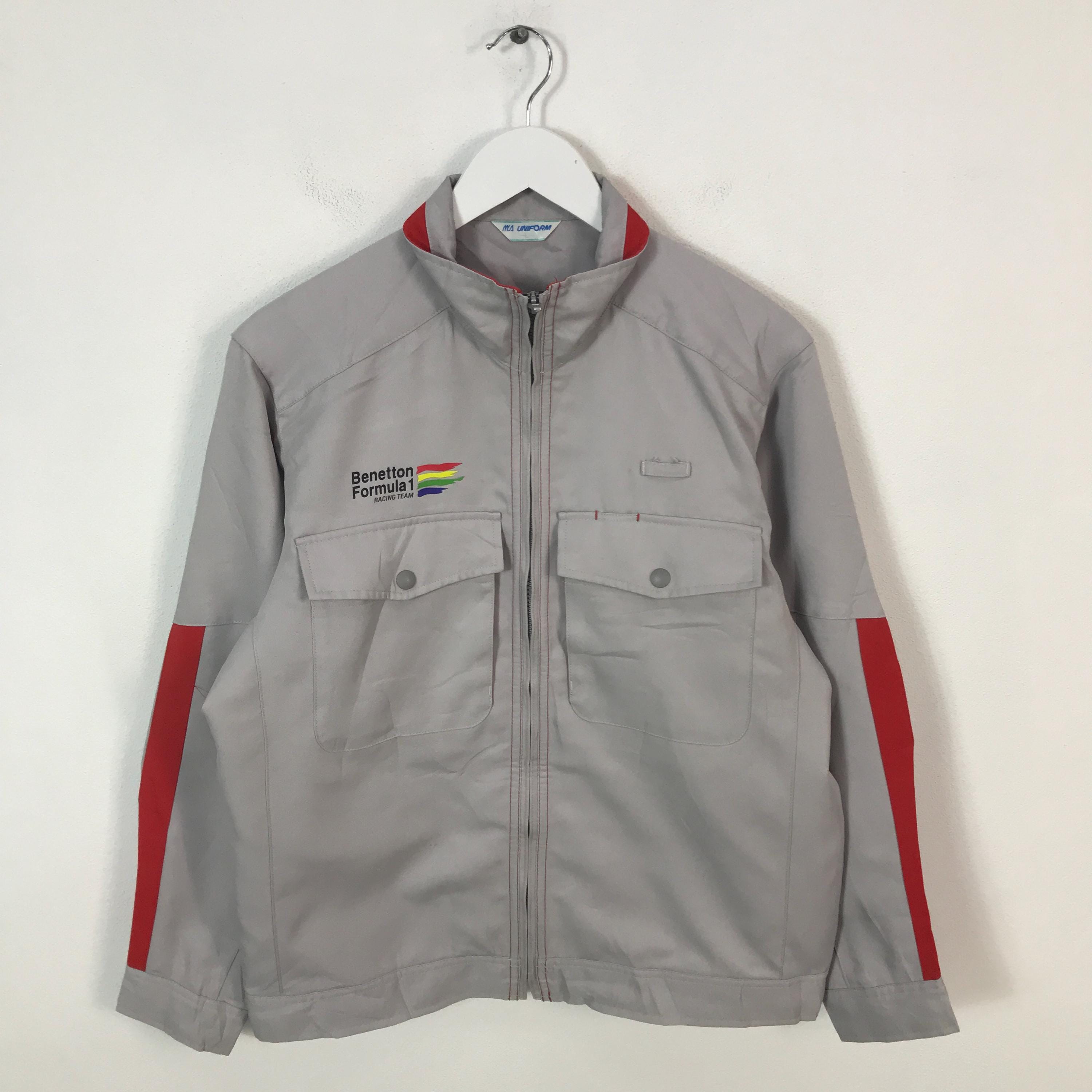 Vintage Benetton Formula 1 Zipper Sport Jacket - Etsy