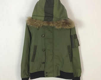 Japan Brand Takeo Kikuchi Bomber Jacket Fur Hoodie Style - Etsy