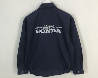 veste de sport automobile personnalisée vintage Honda racing F1 mugen japon