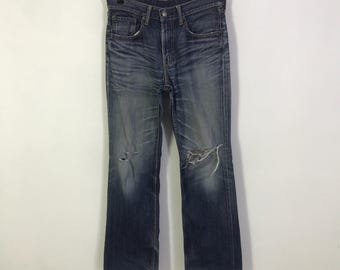 Jeans vintage Levi's 707 effetto usurato