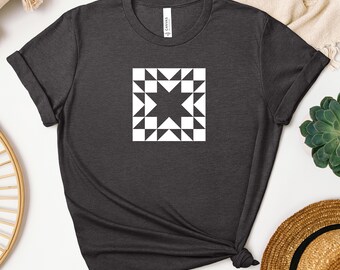 Star Quilt Shirt | Sewing T-Shirt | Quilting T-Shirt | Cozy T-Shirt | Quilt block print