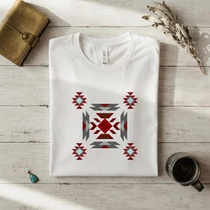Tribal Pattern T-Shirt Print, Boho Graphic Shirt, Gift for Him/Her, Summer Fashion
