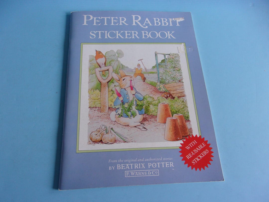 Peter Rabbit Sticker Book - With Re-usable Stickers - Some Stickers ...