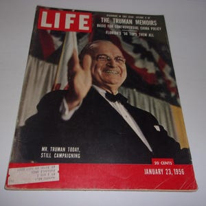 Life Magazine 1956 - Etsy