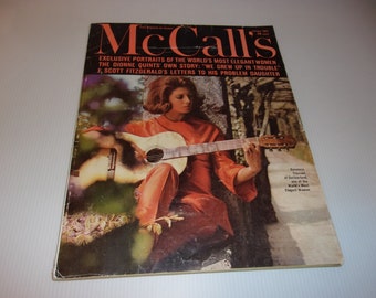 Vintage McCalls Magazine October 1963 - Betsy McCall Doll, Vintage 1960s Fashions, Ads, Scrapbooking