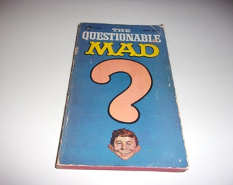 Vintage 1967 The Questionable Mad Paperback Book - Comics, Cartoons, Illustrations