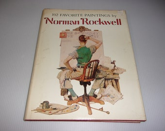 102 Favorite Paintings by Norman Rockwell - Hardcover Book - Art, Painting, Artist