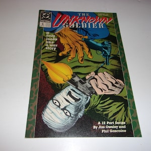 The Unknown Soldier # 6, Vintage May 1988, DC Comic Book, Collectible, Art, Illustrated, Comics