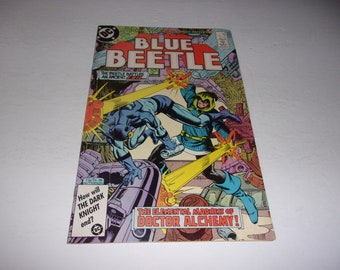 Blue Beetle # 4, September 1986, DC Comic Book, Collectible, Art, Illustrated, Comics