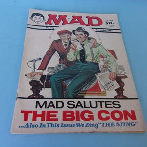 Mad Magazine # 171, December 1974 - Vintage Comics, Cartoons, Illustrations, Humor, Collectible