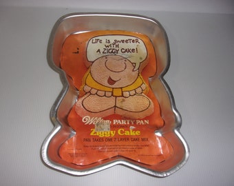 Wilton Brand Ziggy Cake Pan # 502-7628, Vintage 1978, Collectible, Baking, Birthday Party