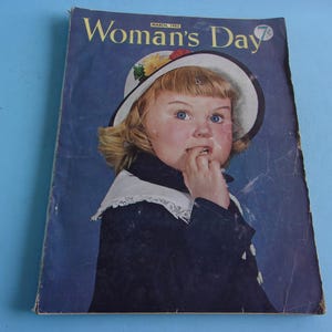 Vintage Womans Day Magazine March 1952 - Vintage Ads, Crafting, Scrapbooking, Retro Fashions