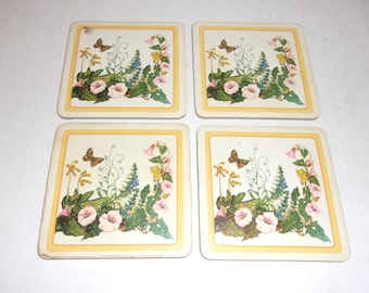 Group of Vintage 1980's - 90's Coasters - Decorative, Display, Art, Drinks, Coffee Table