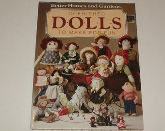 Cherished Dolls to make for Fun--Pattern Book, Hardcover, Sewing, Knitting, Crocheting, Crafting