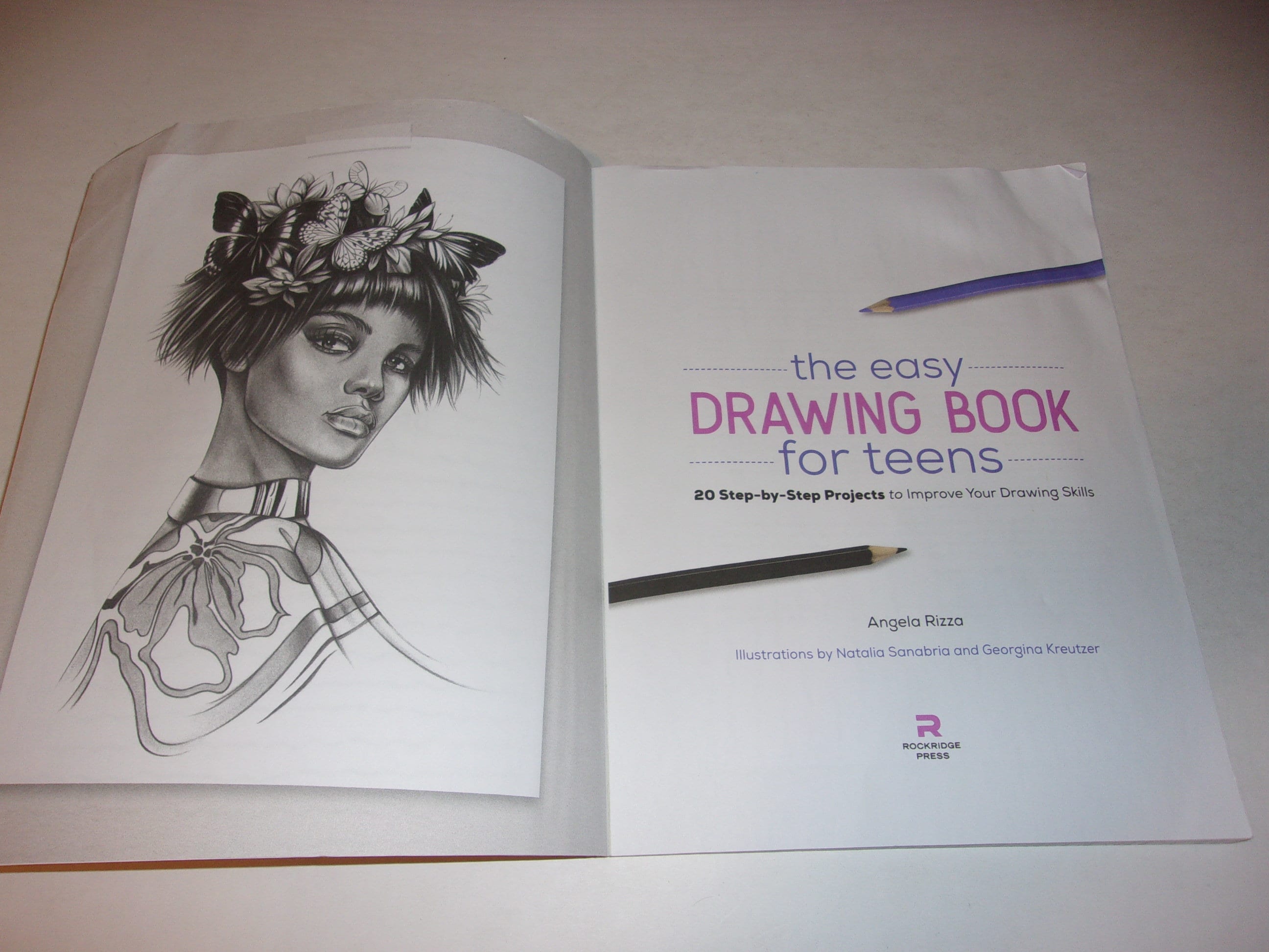 The Easy Drawing Book for Teens by Angela Rizza 20 Projects -  Norway