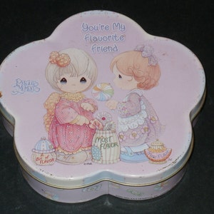 Precious Moments Metal Candy Tin - You&#39;re My Favorite Friend, Collectible, Art and Craft Container