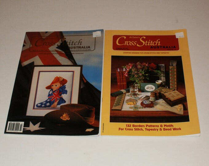 Jill Oxtons Cross Stitch Australia Softcover Books Neat Cross Stitching