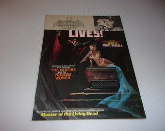 Dracula Lives, Volume 1 # 2, 1973 - Missing Top of Cover, Art, Illustrated, Vintage Horror Comic