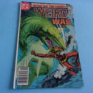 Vintage Weird War Tales Comic Book, # 103, Volume 11, September 1981, DC War Comic, Art, Collectible, Illustrated