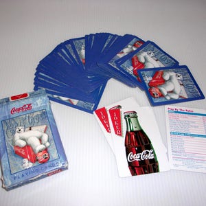 Coca Cola Playing Cards - Etsy