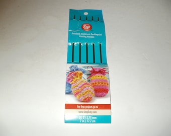 Boye Anodized Aluminum Double point Knitting Needles 7 Inch  US 2, 2.75 mm - Yarn, Knitting, Sweaters, Hobby, Supplies, Commercial