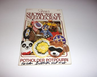 Annie's Showcase of Needlecraft Magazine from 1982, Crocheting, Quilting, Knitting, Pattern Book, Projects, Instructions