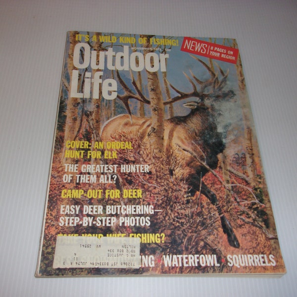 Vintage Hunting Magazine Cover Etsy