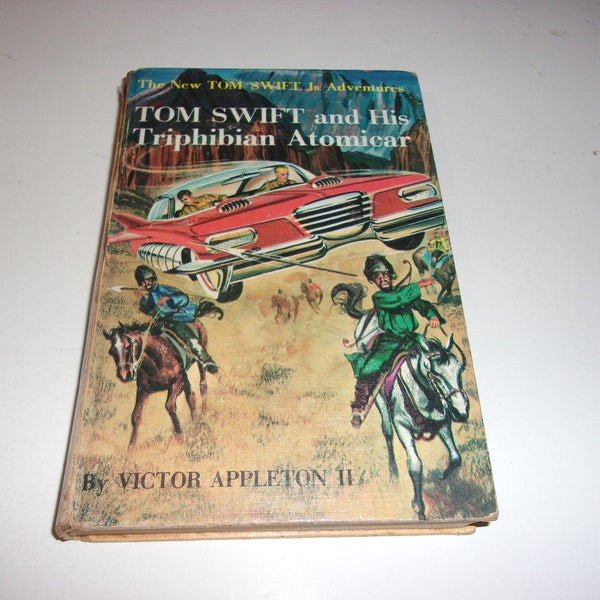 Tom Swift and his Triphibian Atomicar, Victor Appleton II - Missing first 10 pages, Vintage, Grosset & Dunlap