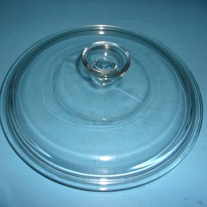 Vintage Round Pyrex G-1C Glass Casserole Dish Lid, Pyrex, Kitchen, Baking, Pan Lid, Replacement