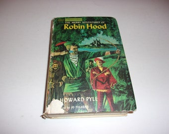 Vintage 1965 Companion Children Books - Robin Hood & Little Lame Prince, 2 Stories One Book, Young Readers, Collectible Hardcover