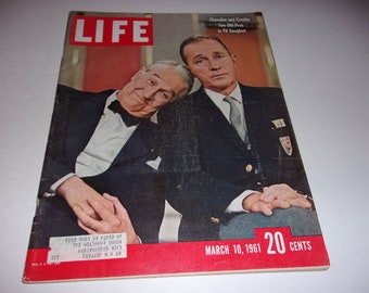 Vintage Life Magazine March 10, 1961 - Chevalier & Crosby Cover, Vintage Ads, Scrapbooking, Collectible