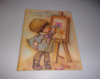 Vintage 1970's "Charmer" Coloring Book - Like New, Hallmark, 48 Designs, Children, Art, Collectible