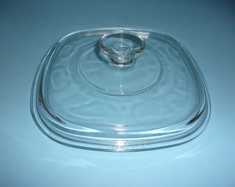 Vintage Square Glass PYREX Casserole Dish Lid, - # A 9 C, Kitchen, Baking, Replacement